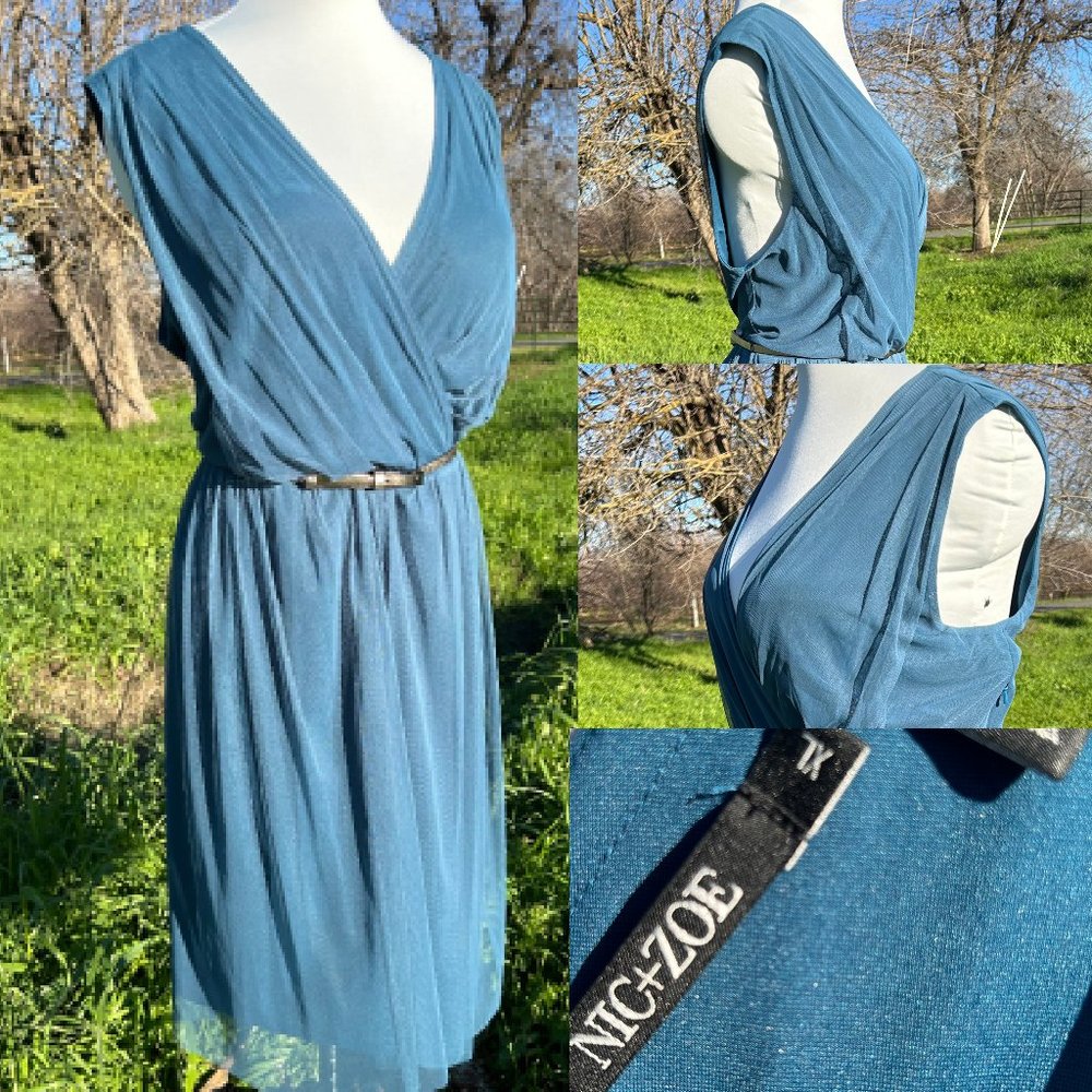 Nic & Zoe Surplice Top Knee-Length Party Dress XL